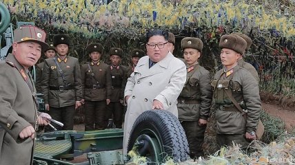 Впервые в этом году Ким Чен Ын провел военные учения 