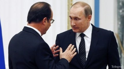 Олланд и Путин договорились координировать удары по "ИГ"