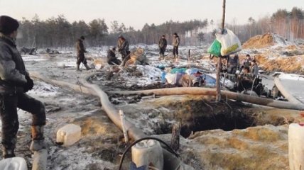 Милиция заявляет о прекращении нелегальной добычи янтаря на Житомирщине