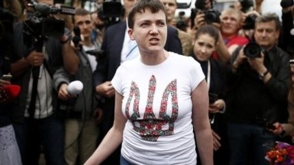 Первые слова Савченко в Украине: Я - на свободе!