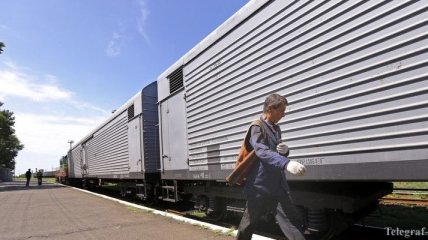 Поезд с телами жертв "Боинг-777" прибыл в Харьков  
