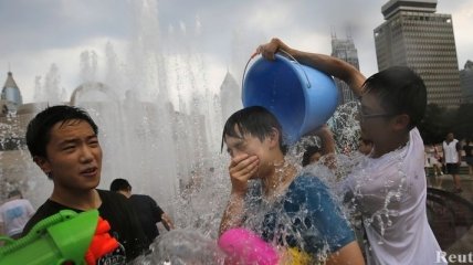 В Китае жара достигла 41 градуса