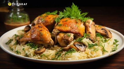 Полезное и вкусное украшение новогоднего стола: рецепт фаршированной курицы с рисом и грибами