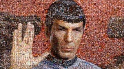 Мозаику из сэлфи создали в честь героя Star Trek 