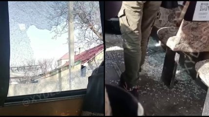 В Одессе подростки разбили окно маршрутки: пострадала одна из пассажирок (видео)