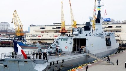 В порт Одессы прибыл корабль ВМС Франции