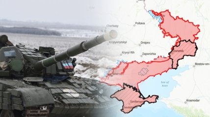россия в 2022 оккупировала часть востока и юга Украины