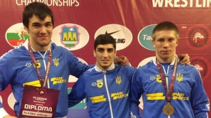 Украинские борцы завоевали первые медали на ЧЕ U-23