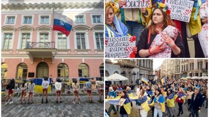 Протести пройшли в країнах ЄС і США