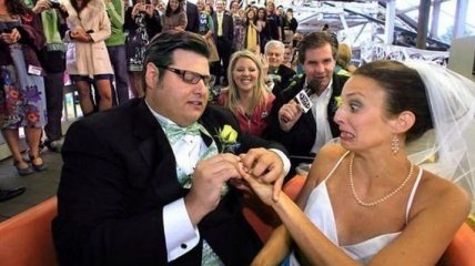 Просто умора: смешные и странные снимки со свадебных церемоний 