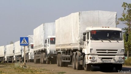 СНБО: Грузовики "гумконвоя" РФ вывозят из Украины оборудование предприятий