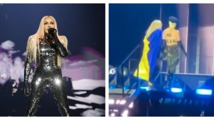 Мадонна під час The Celebration World Tour 14 жовтня 2023 року