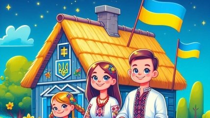 Украинская семья