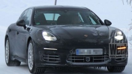 Новая Porsche Panamera попалась во время тестов