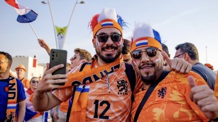 Фанаты сборной Нидерландов