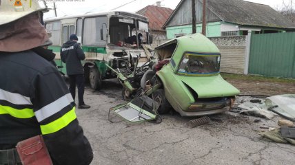 Аварія у Краснокутську