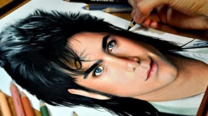 Художник пишет невероятно реалистичные портреты с помощью цветных карандашей (Фото)