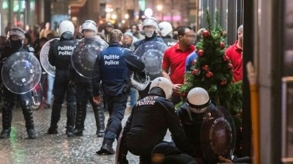 Беспорядки в центре Брюсселя усмирены
