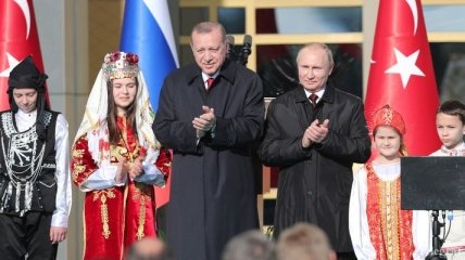 Путин и Эрдоган торжественно запустили строительство АЭС в Турции