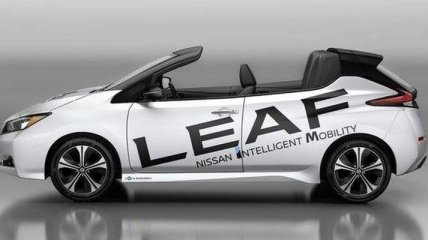 Элекромобиль Nissan Leaf превратили в родстер