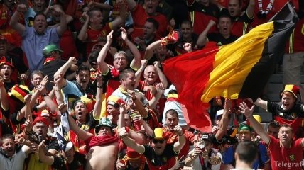 УЕФА наказал Бельгию за хулиганство фанатов