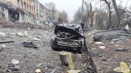 Обстрелянный Изюм в Харьковской области