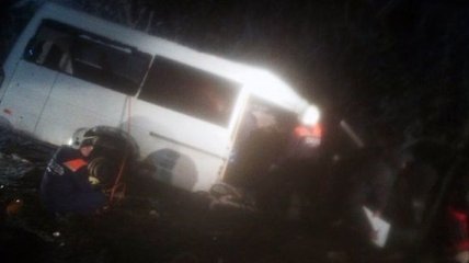 Автобус с пассажирами в России врезался в лесовоз: много погибших