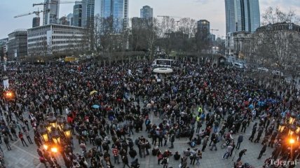 Беспорядки во Франкфурте: на улицы вышли более 17 тыс протестующих