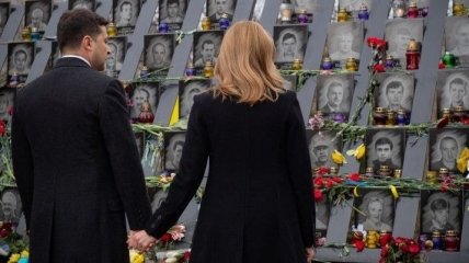 День Героев Небесной Сотни: Зеленский почтил память погибших Майдановцев (Фото)