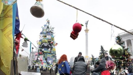 Новый 2014 год на Евромайдане будут праздновать до самого утра