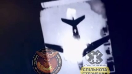 Момент уничтожения российского Ил-76