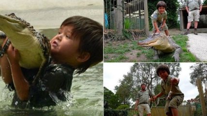 Мальчик 8 лет проводит все свободное время с крокодилами и змеями (Фото)
