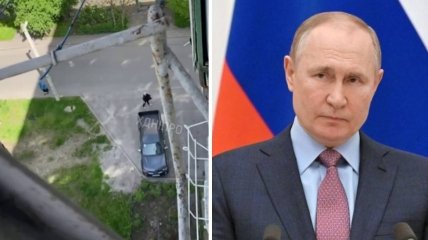 Кадри з відео і путін "який все правильно робить"