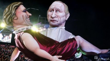 Гигантский Путин, Трамп и Кремль: в Ницце прошло открытие карнавала
