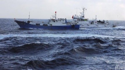 Патрульные корабли Китая зашли в воды Дяоюйдао