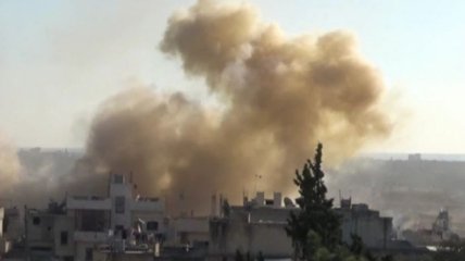 В Сирии в тюрьму попала авиабомба, много погибших