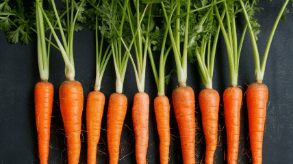Морква потребує правильного догляду  (зображення створено за допомогою ШІ)