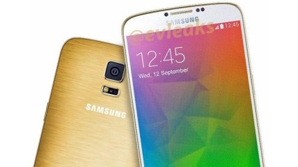 Премиум-версия Samsung Galaxy S5 в золотом цвете 