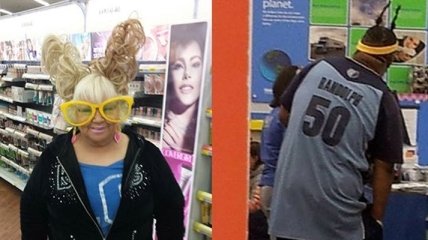 Когда все пофиг: безумные наряды американцев в супермаркетах