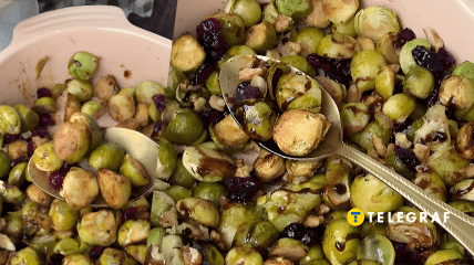 Запеченная брюссельская капуста (видео)