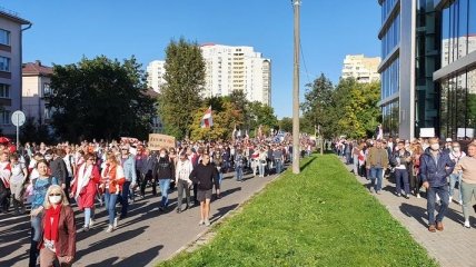 Протесты в Беларуси: правозащитники сообщают о десятках задержанных 