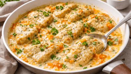 Рыба в сметанном соусе