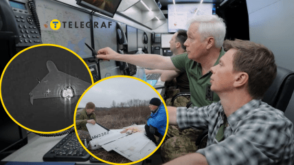 Дмитро Комаров у пункті спостереження ППО