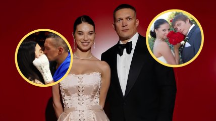 Александр Усик и его жена Екатерина