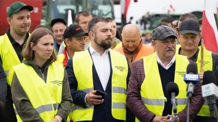Митинг польских фермеров. Фото: Facebook