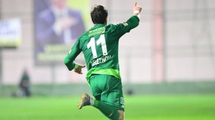 "На опыте": Селезнев вколотил очередной гол за Бурсаспор (Видео)
