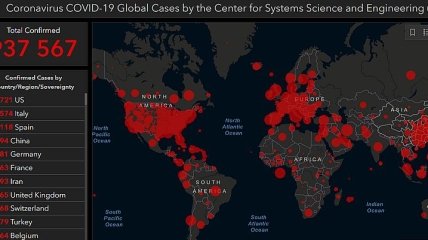 Число заболевших COVID-19 в мире приближается к миллиону: карта распространения 