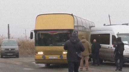 При обмене удерживаемыми лицами между Украиной и ОРДЛО произошло ДТП