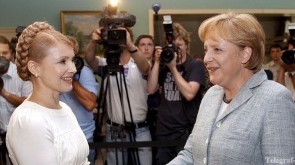 Меркель выразила Тимошенко поддержку через ее дочь