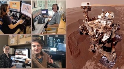 NASA на удаленке: команда Curiosity управляет марсоходом прямо из дома (Фото)